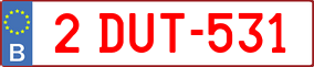 Truck License Plate